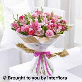 Pink  Radiance Hand tied